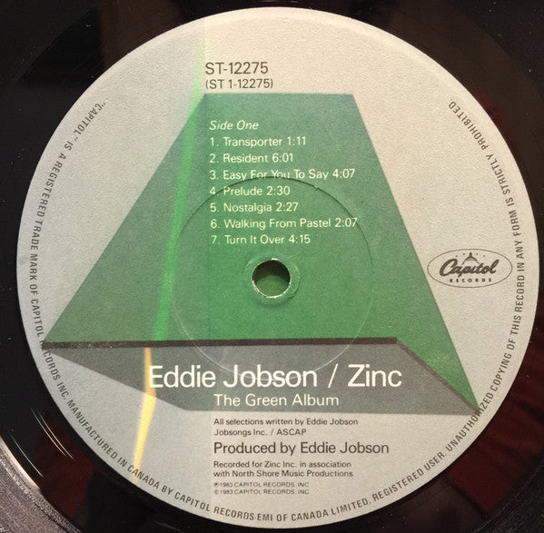 Eddie Jobson / Zinc (3) : The Green Album (LP, Album)