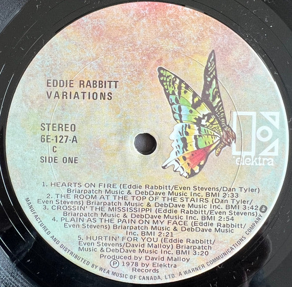 Eddie Rabbitt : Variations (LP, Album)
