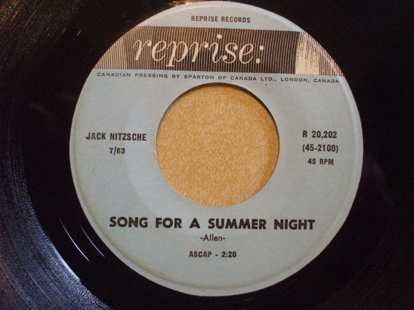 Jack Nitzsche : The Lonely Surfer (7", Single)