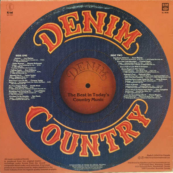 Various : Denim Country (LP, Comp)