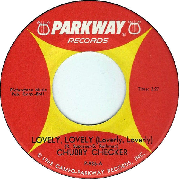 Chubby Checker : Lovely, Lovely (Loverly, Loverly) (7", Single)