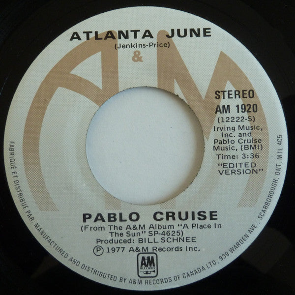 Pablo Cruise : Whatcha Gonna Do? (7", Single)