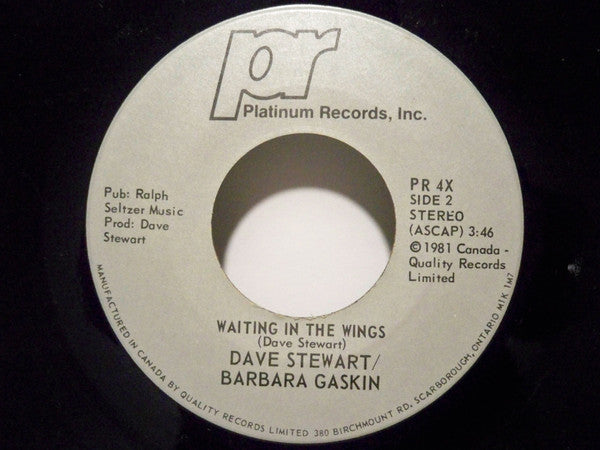 Dave Stewart & Barbara Gaskin : It's My Party (7", Single)