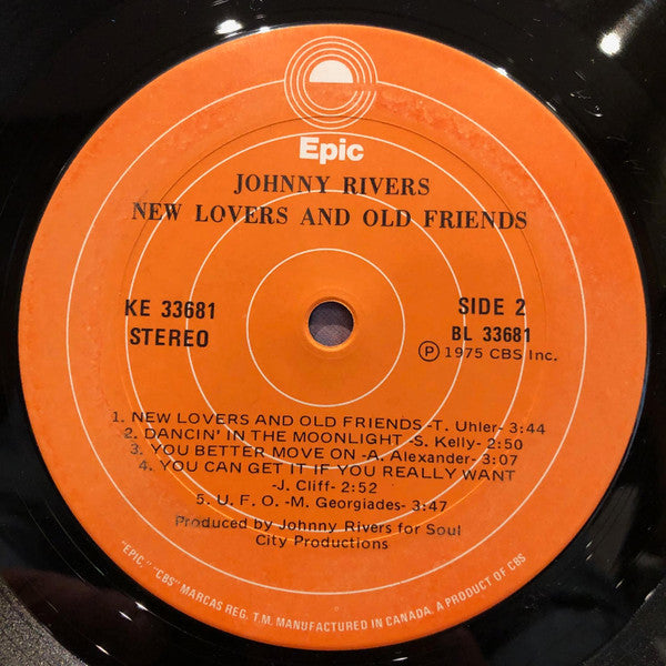 Johnny Rivers : New Lovers And Old Friends (LP, Album)