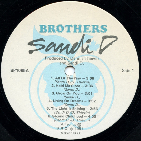 Sandi D. : Sandi D (LP, Album)