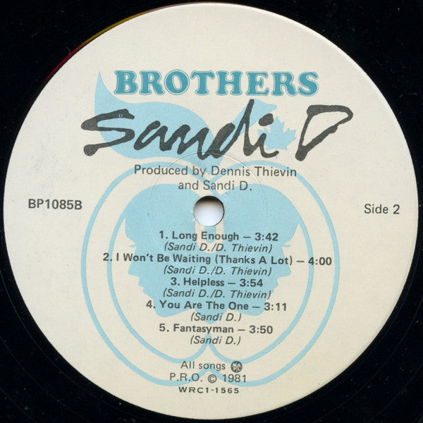 Sandi D. : Sandi D (LP, Album)