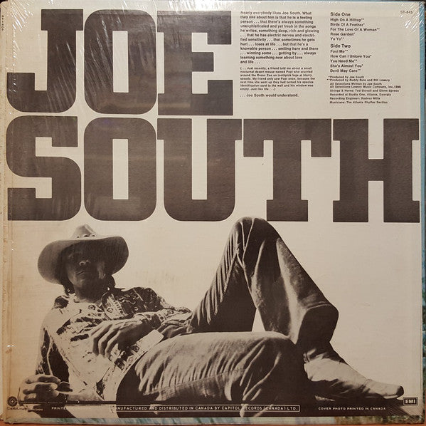 Joe South : Joe South (LP, Album)