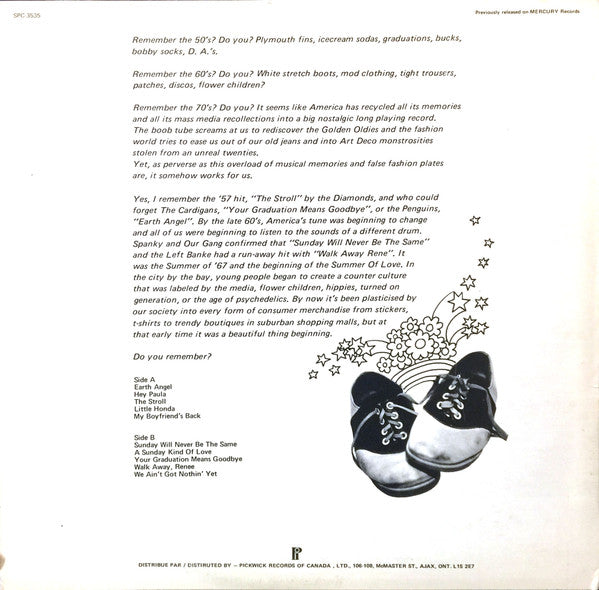 Various : The Original 50's And 60's (LP, Comp)
