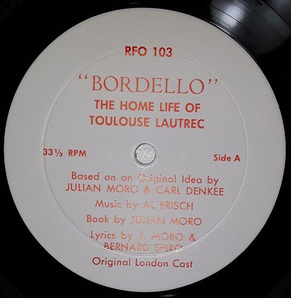Carl Denker, Anthony Chardet : Bordello (A New Musical) (LP)