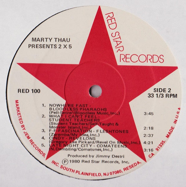 Various : Marty Thau Presents 2x5 (LP, Album, Comp)