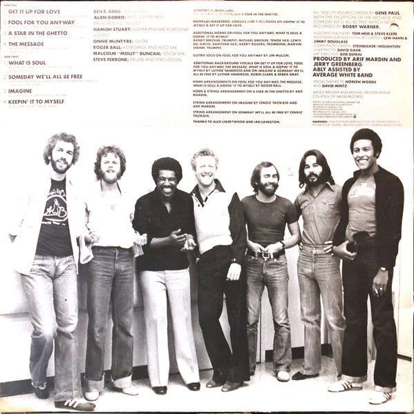 Average White Band & Ben E. King : Benny And Us (LP, Album)