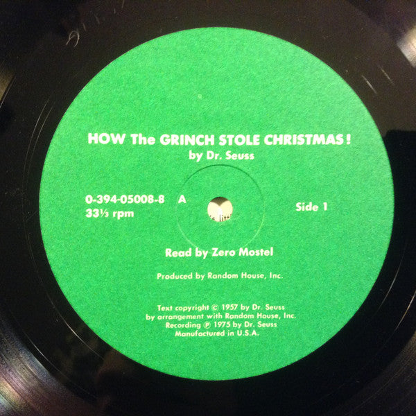 Buy Zero Mostel How The Grinch Stole Christmas (LP, Album) Online for a great price