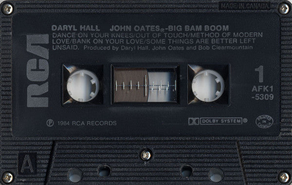 Daryl Hall John Oates* : Big Bam Boom (Cass, Album, Dol)