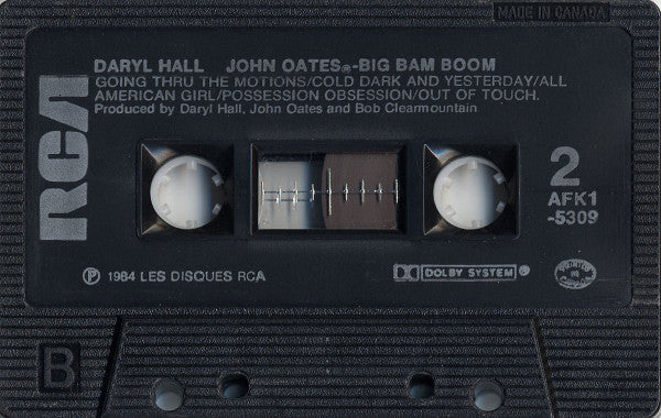 Daryl Hall John Oates* : Big Bam Boom (Cass, Album, Dol)