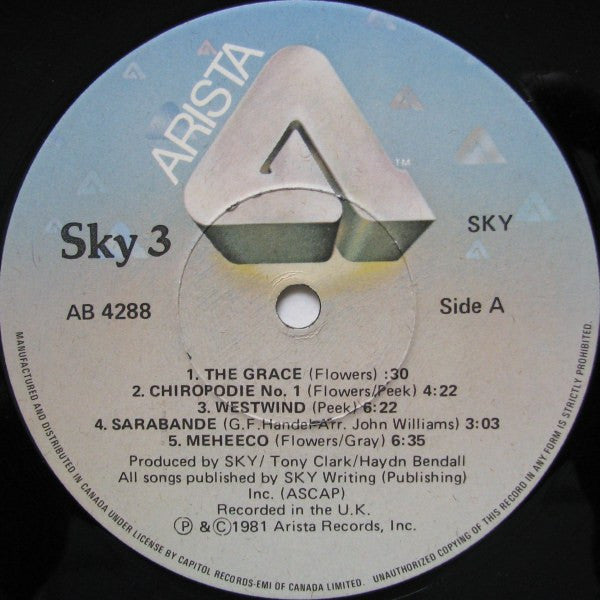 Sky (4) : Sky 3 (LP, Album)
