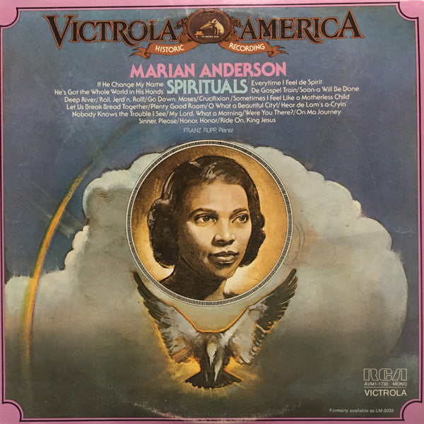 Marian Anderson : Spirituals (LP, Mono, RE, RM)