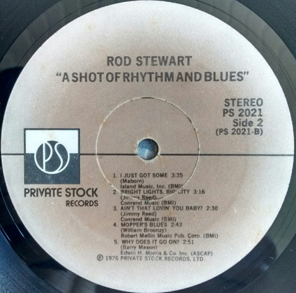 Rod Stewart : A Shot Of Rhythm And Blues (LP, Comp, PRC)