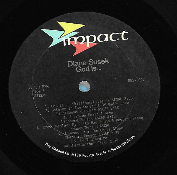 Diane Susek : God Is... (LP, Album)