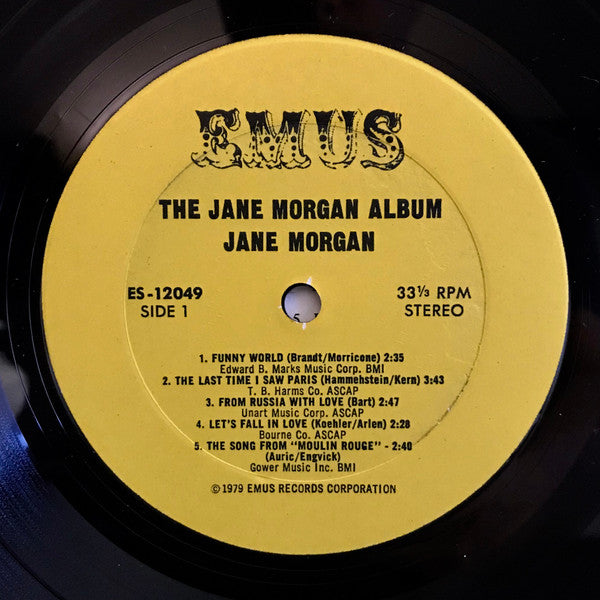 Jane Morgan : The Jane Morgan Album (LP, Album, RE)