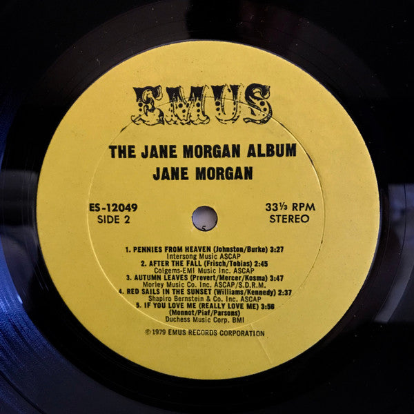 Jane Morgan : The Jane Morgan Album (LP, Album, RE)
