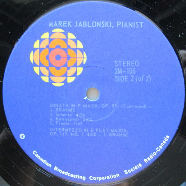 Marek Jablonski* : Marek Jablonski - Piano (LP, Album)
