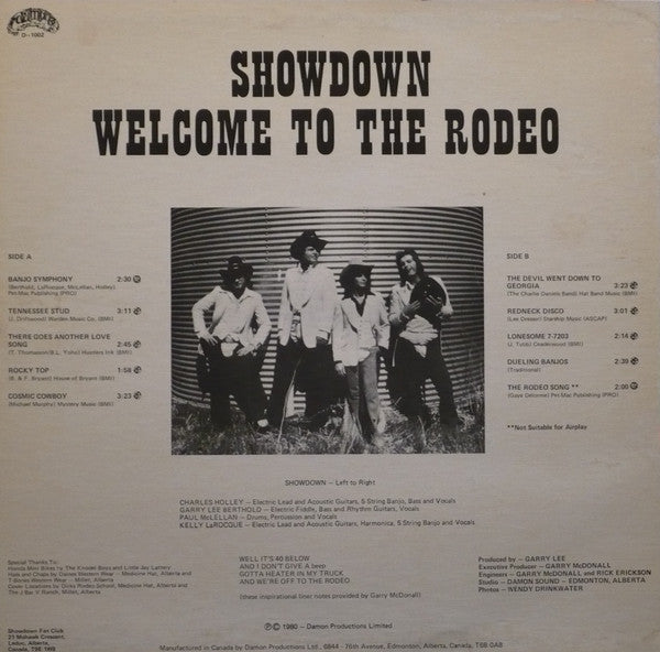 Showdown (4) : Welcome To The Rodeo (LP, Album)