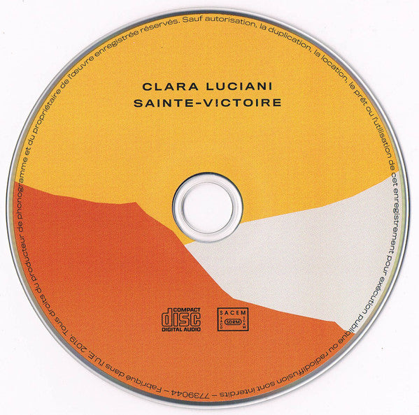 Clara Luciani : Sainte-Victoire (CD, Album, RE, Nou)