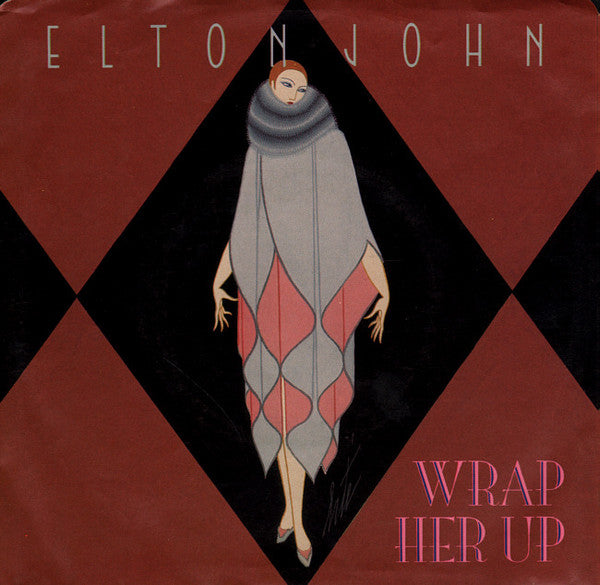 Elton John : Wrap Her Up / The Man Who Never Died (7", Single)