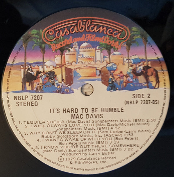 Mac Davis : It's Hard To Be Humble (LP)