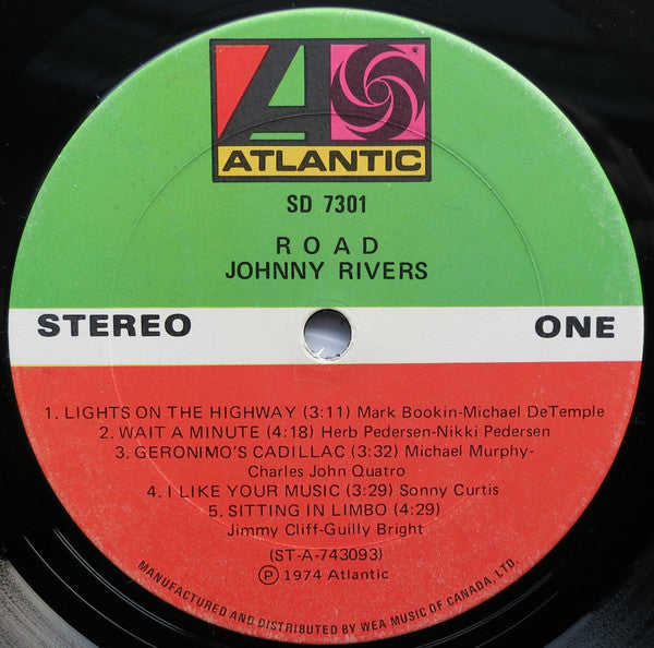 Johnny Rivers : Road (LP, Album)