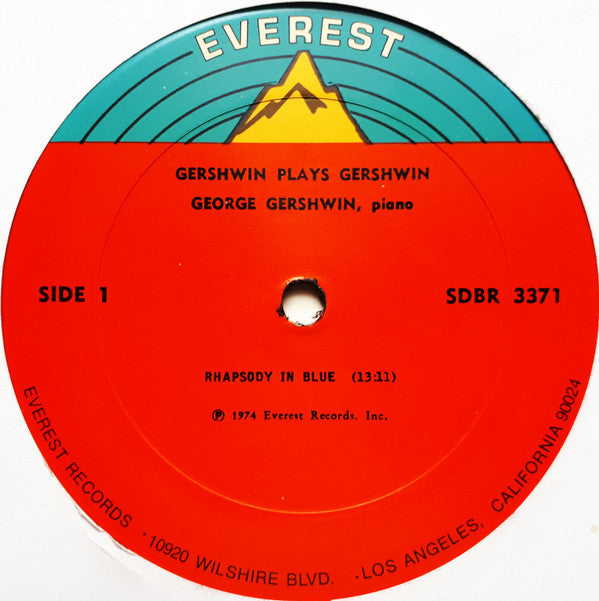 George Gershwin : Gershwin Plays Gershwin (LP)