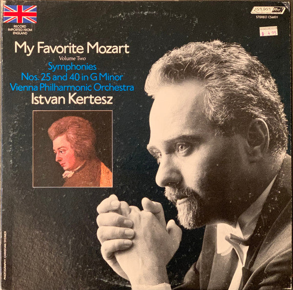Wolfgang Amadeus Mozart, István Kertész, Wiener Philharmoniker : My Favorite Mozart Volume Two - Symphonies Nos. 25 and 40 in G Minor (LP)