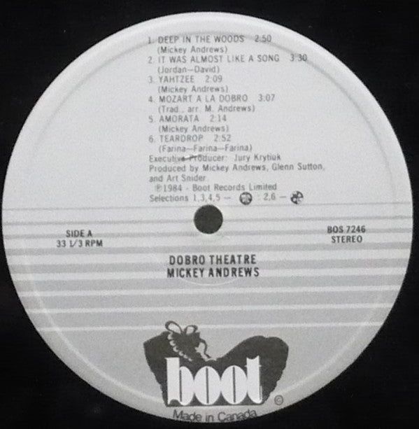 Mickey Andrews : Dobro Theatre (LP, Album)