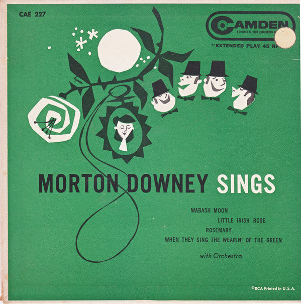 Morton Downey : Morton Downey Sings (7", EP)