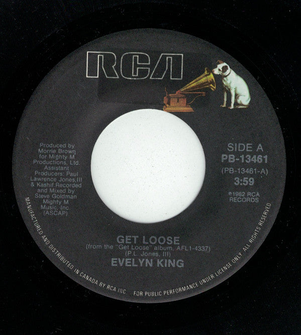 Evelyn King : Get Loose (7", Single)
