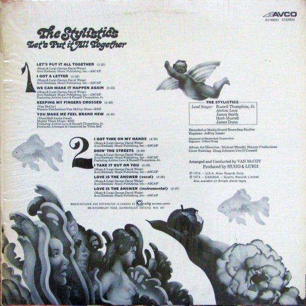The Stylistics : Let's Put It All Together (LP, Album)