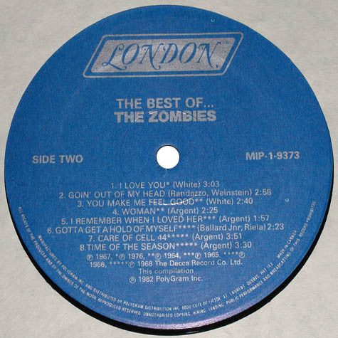 The Zombies : The Best Of... (LP, Comp)