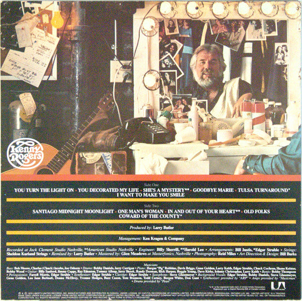 Kenny Rogers : Kenny (LP, Album, RE)