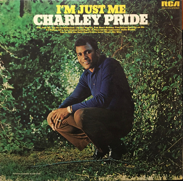 Charley Pride : I'm Just Me (LP, Album, RE)