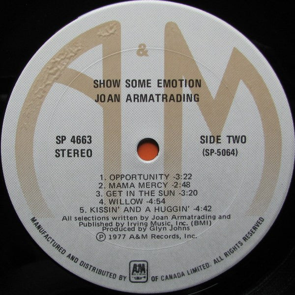 Joan Armatrading : Show Some Emotion (LP, Album)