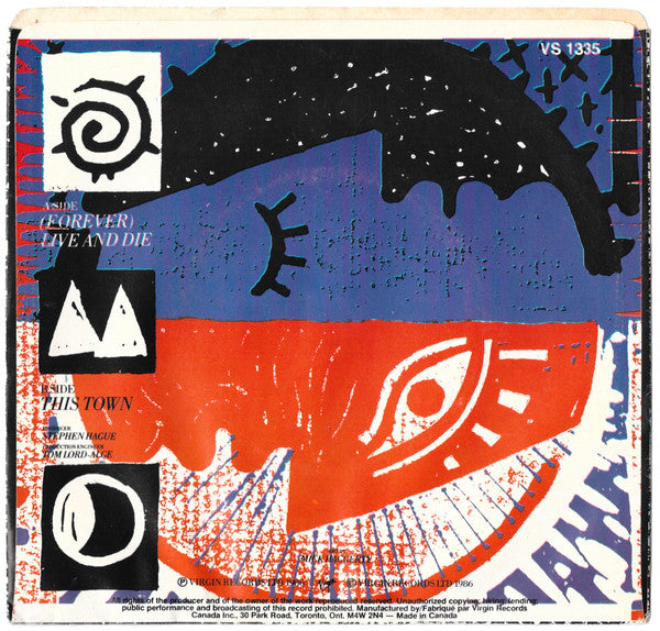 Orchestral Manœuvres In The Dark* : (Forever) Live And Die (7", Single)
