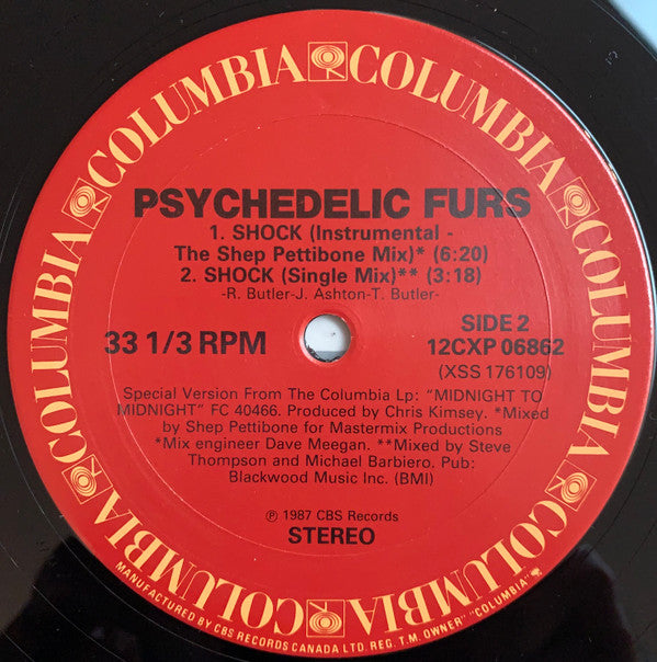 Psychedelic Furs* : Shock (12")
