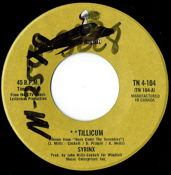 Syrinx (2) : Tillicum (7", Single)