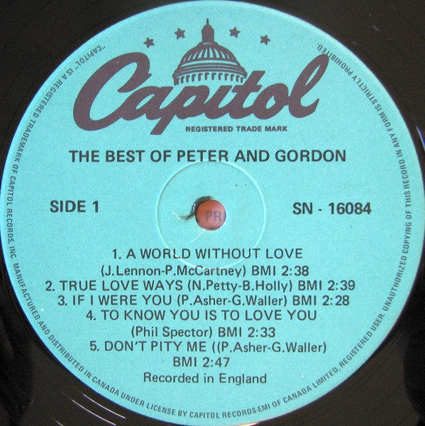 Peter And Gordon* : The Best Of Peter And Gordon (LP, Comp, RE)