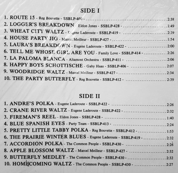 Various : CJWW 1370 Presents Saturday Night Old Tyme Dance Party (LP, Comp)
