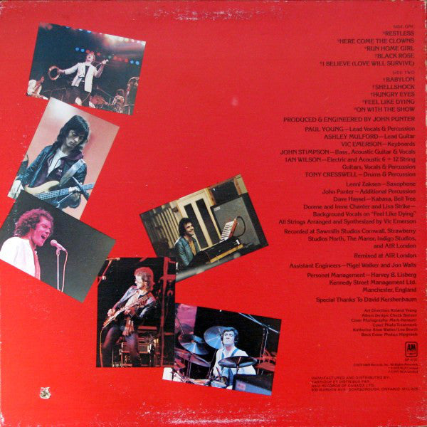 Sad Café : Misplaced Ideals (LP, Album)