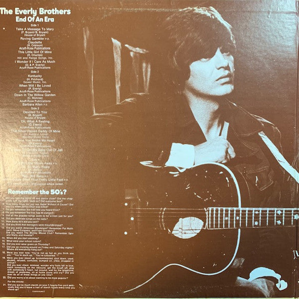 Everly Brothers : End Of An Era (2xLP, Comp)