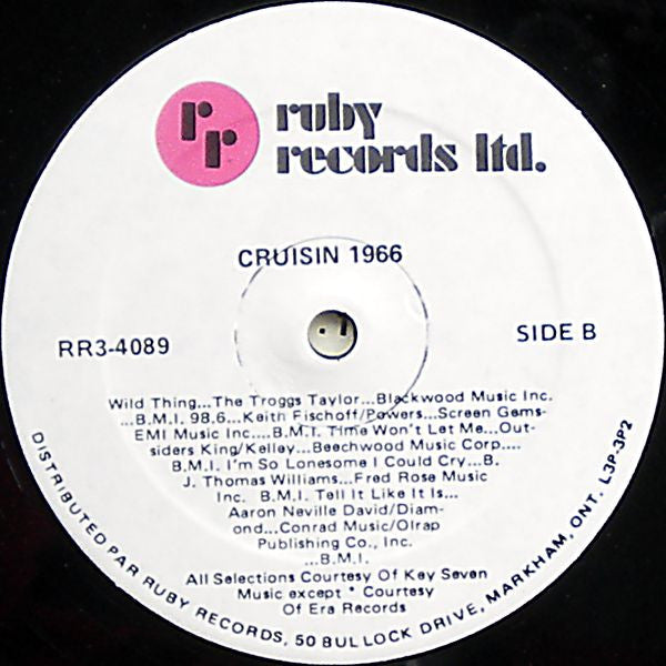 Various : Cruisin' 1966 (LP, Comp)