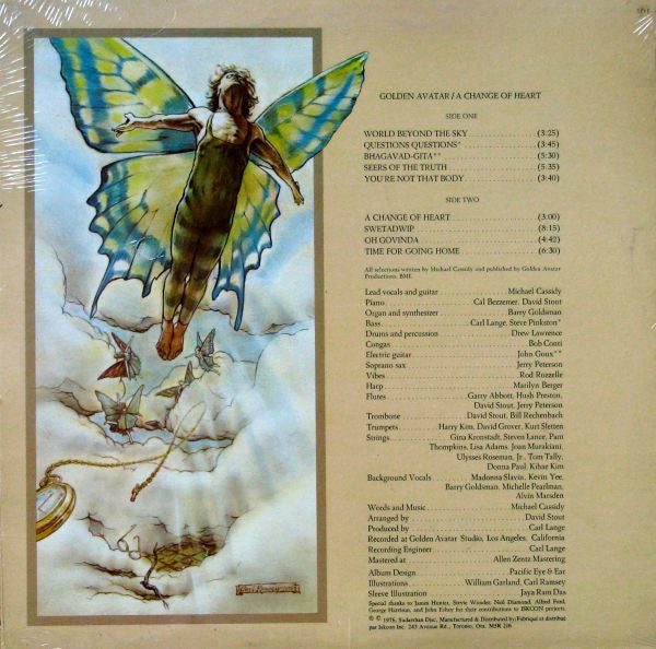 Golden Avatar : A Change Of Heart (LP, Album)