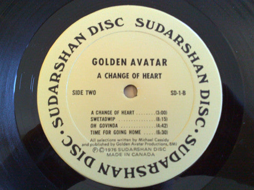 Golden Avatar : A Change Of Heart (LP, Album)